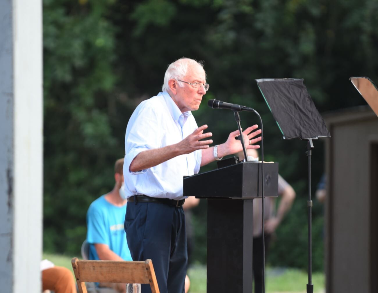08/28/2021 Bernie Sanders Town Hall, Bernie Sanders Talking